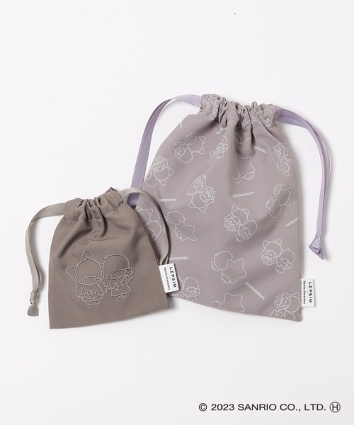 LEPSIM(レプシィム)の「【サンリオキャラクターズ】巾着2Pセット 907703(ポーチ・レディース・グレー/グリーン/イエロー/ライトパープル/ブルー/オレンジ・ONE SIZE)」の13枚目の写真