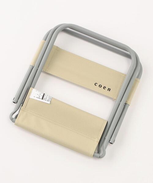 coen（コーエン）の「コンパクトピクニックチェア（アウトドアグッズ・メンズ・オフホワイト/レッド・FREE）」の11枚目の写真