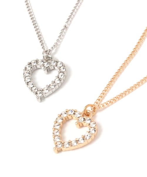 FOREVER 21(フォーエバー トゥエンティーワン)の「ハートモチーフネックレス(ネックレス・レディース・ゴールド/シルバー・FREE)」の6枚目の写真