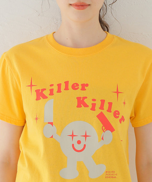 I&ME（アイアンドミー）の「別注【 I&ME×Oriens】キラーキラーチャンTEE（Tシャツ/カットソー・レディース・イエロー/ブラウン・SMALL/LARGE）」の15枚目の写真