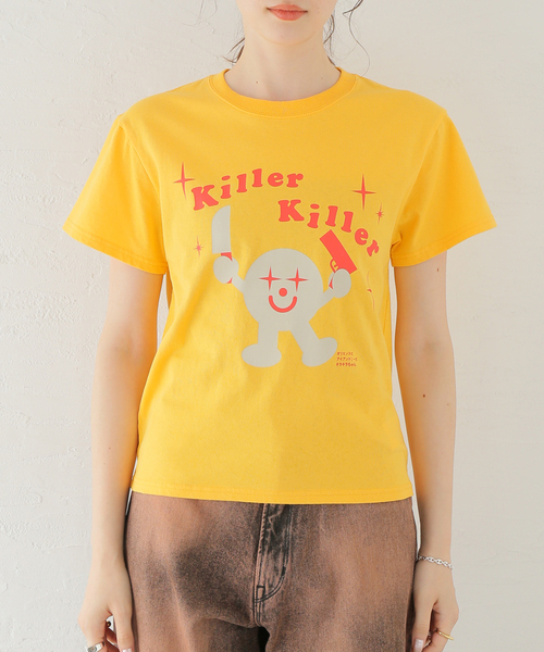 I&ME（アイアンドミー）の「別注【 I&ME×Oriens】キラーキラーチャンTEE（Tシャツ/カットソー・レディース・イエロー/ブラウン・SMALL/LARGE）」の9枚目の写真