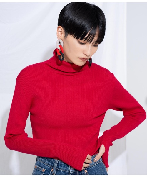 Settimissimo（セッティミッシモ）の「ITALYマット3カラーチェーン大ぶりピアス（ピアス（両耳用）・レディース・レッド/ブラウン・FREE）」の14枚目の写真