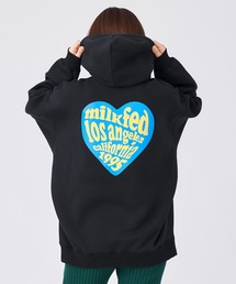 MILKFED. | LOGO IN HEART SWEAT HOODIE(パーカー)
