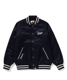 BAPE XL オリーブジャケット　スタジャン BAPE XL オリーブジャケット スタジャン - メルカリ