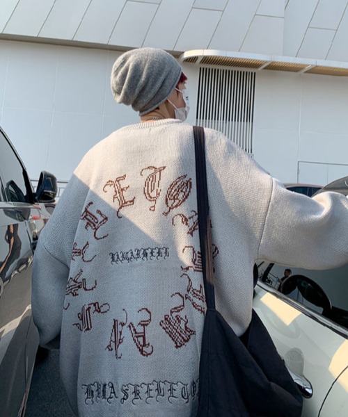 MGV(エムジーヴィー)の「ストリートデザインダメージニット(ニット/セーター・メンズ・ブラック/グレー・LARGE/X-LARGE/MEDIUM)」の7枚目の写真