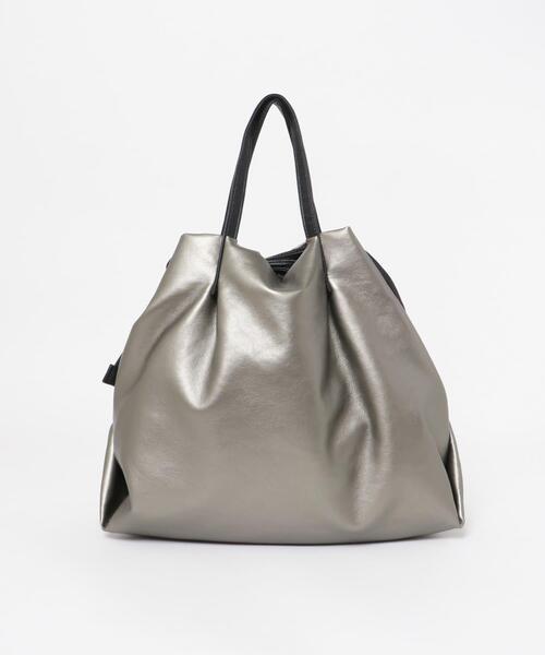 RODE SKO（ロデスコ）の「ウォッシャブル2WAYトートバッグ（トートバッグ・レディース・アイボリー/ブラック/ライトカーキ/シルバー系その他/ブルー系その他/ベージュ・ONE）」の8枚目の写真