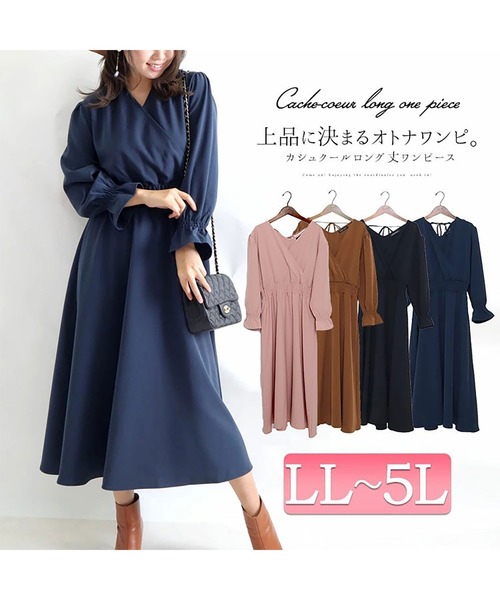 カシュクールロングワンピース（ワンピース）｜GOLDJAPAN（ゴールドジャパン）