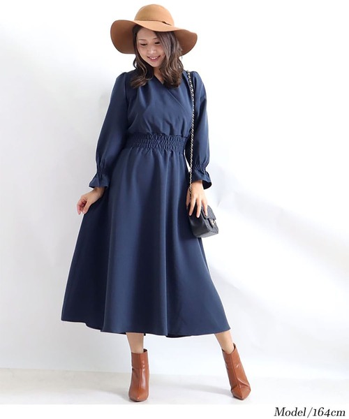 カシュクールロングワンピース（ワンピース）｜GOLDJAPAN（ゴールドジャパン）