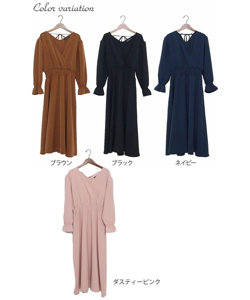 カシュクールロングワンピース（ワンピース）｜GOLDJAPAN（ゴールドジャパン）