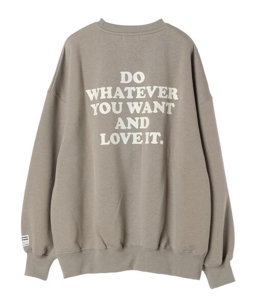 CRAFT STANDARD BOUTIQUE（クラフトスタンダードブティック）の「URANIWA　CAMPERS　SWEAT（スウェット・レディース・グレイッシュベージュ/チャコールグレー/アイボリー・M/L）」の17枚目の写真
