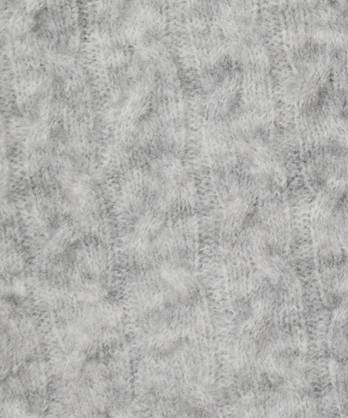 BEVERLY HILLS POLO CLUB（ビバリーヒルズポロクラブ）の「【BEVERLY HILLS POLO CLUB】ケーブルニットプルオーバー（ニット/セーター・レディース・ネイビー/ベージュ/グレー/オフホワイト・MEDIUM/SMALL）」の15枚目の写真