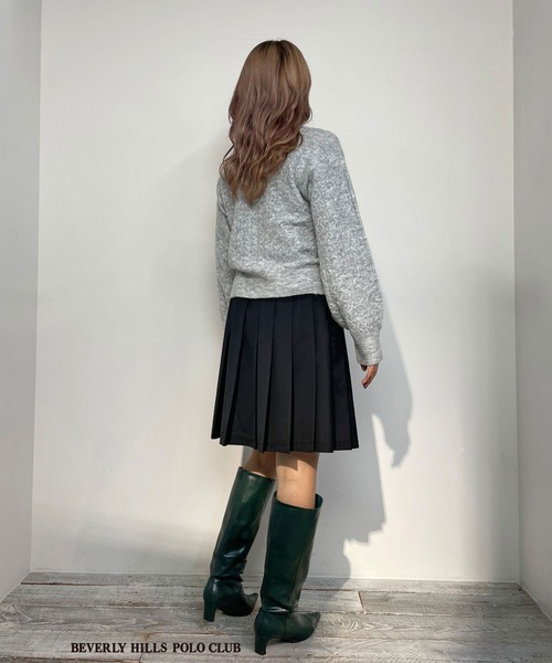 BEVERLY HILLS POLO CLUB（ビバリーヒルズポロクラブ）の「【BEVERLY HILLS POLO CLUB】ケーブルニットプルオーバー（ニット/セーター・レディース・ネイビー/ベージュ/グレー/オフホワイト・MEDIUM/SMALL）」の21枚目の写真