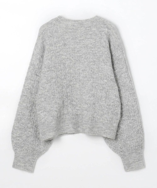 BEVERLY HILLS POLO CLUB（ビバリーヒルズポロクラブ）の「【BEVERLY HILLS POLO CLUB】ケーブルニットプルオーバー（ニット/セーター・レディース・ネイビー/ベージュ/グレー/オフホワイト・MEDIUM/SMALL）」の9枚目の写真