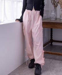 clear | 裾サイドリボンカーゴパンツ[低身長用サイズ有](カーゴパンツ)