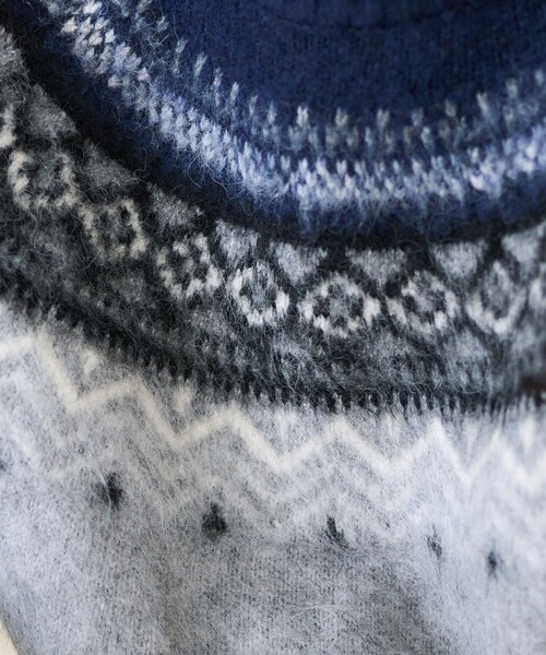 FREAK'S STORE（フリークスストア）の「シャギー ノルディックニット（ニット/セーター・レディース・ピンク/ベージュ/グレー・ﾌﾘ-）」の10枚目の写真