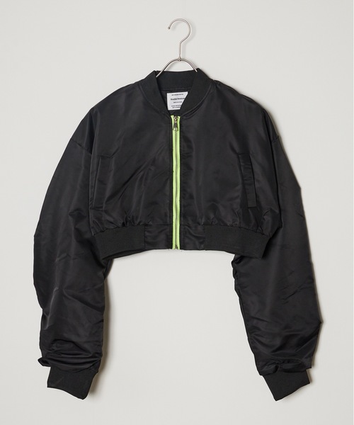 Chick（チック）の「△MA-1 CROPPED BOMBER JACKET/クロップドボンバー