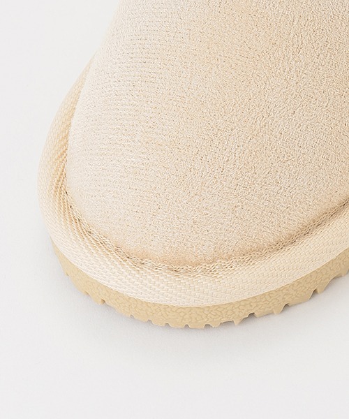 petit main(プティマイン)の「リボンムートンブーツ(スニーカー・キッズ・モカ/ブラック/ベージュ/シルバー・16cm/18cm/17cm/19cm/15cm/14cm)」の12枚目の写真