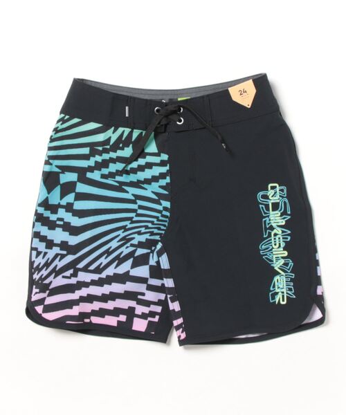 SURFSILK RADICAL SCA/クイックシルバーモノグラムパターンスイムボードショーツ