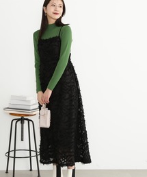 N.（N. Natural Beauty Basic） | ◆ジャガードキャミワンピース(ワンピース)