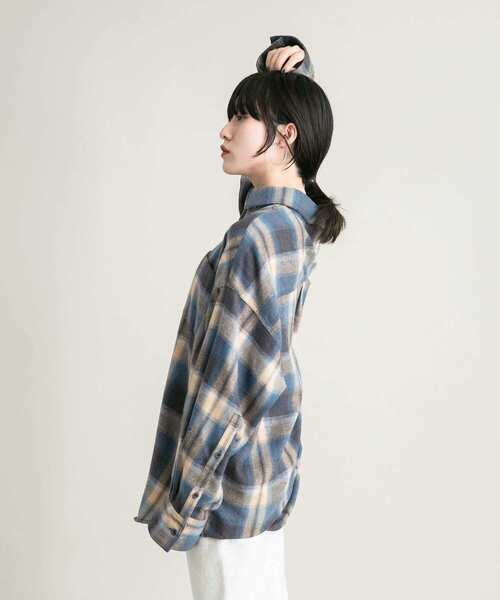 KBF（ケイビーエフ）の「BIGチェックシャツ（シャツ/ブラウス）」 - WEAR