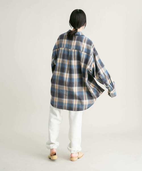 KBF（ケイビーエフ）の「BIGチェックシャツ（シャツ/ブラウス）」 - WEAR