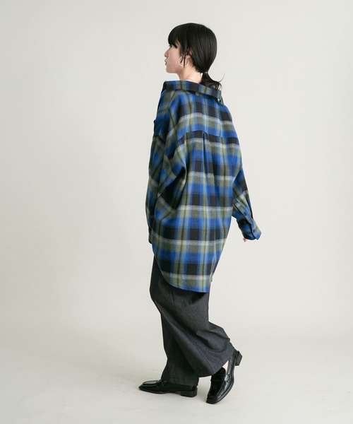 KBF（ケイビーエフ）の「BIGチェックシャツ（シャツ/ブラウス）」 - WEAR