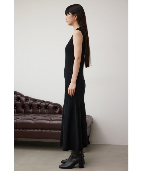 セール】レースアップスリーブレイヤードニットワンピース（ワンピース