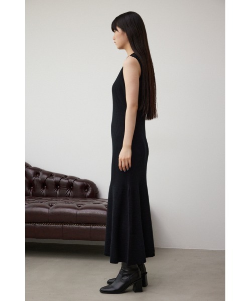 セール】レースアップスリーブレイヤードニットワンピース（ワンピース