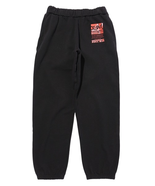 X-girl（エックスガール）の「BICOLOR BOX LOGO SWEAT PANTS