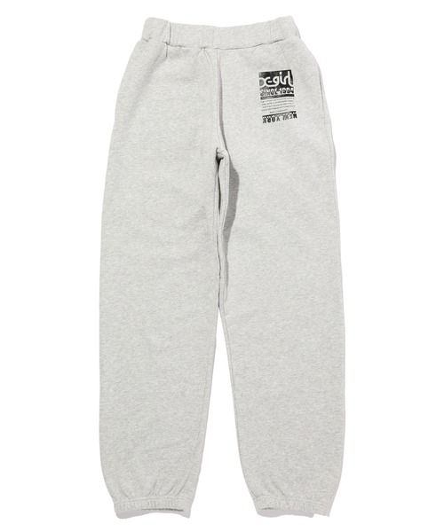 X-girl（エックスガール）の「BICOLOR BOX LOGO SWEAT PANTS（スウェットパンツ・レディース・アッシュ/ブラック/ピンク・S/M）」の14枚目の写真