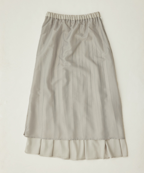 ROPE' PICNIC（ロペピクニック）の「新色追加/ブライトラメプリーツスカート（スカート・レディース・ベージュ/ライトグレー/イエロー系その他3/ライトグリーン・38）」の22枚目の写真