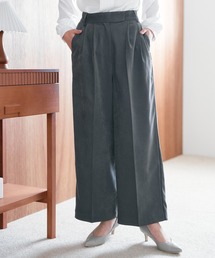 YECCA VECCA | サテンパイピングタックパンツ(その他パンツ)