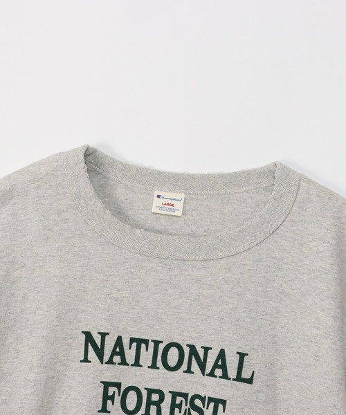 Champion(チャンピオン)の「【Champion/チャンピオン】メンズ メンズカジュアル ショートスリーブTシャツ(Tシャツ/カットソー・メンズ・ヘザーグレー/オフホワイト/ベージュ/モスグリーン・X-LARGE/LARGE/MEDIUM)」の18枚目の写真