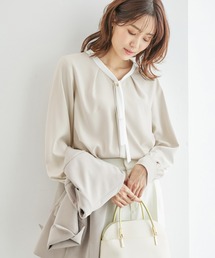 ROPE' PICNIC | 配色リボンタイブラウス(シャツ/ブラウス)