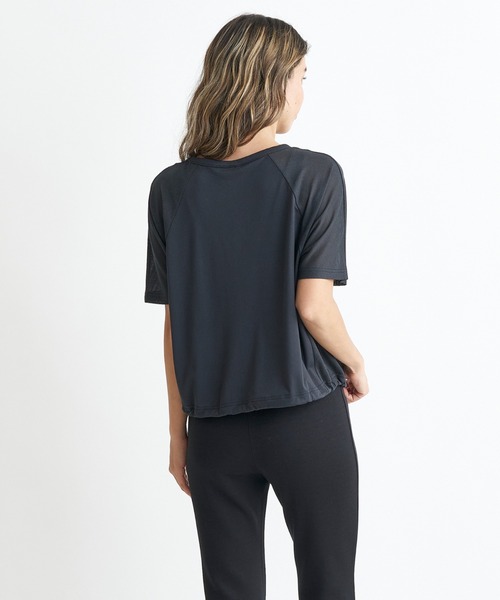 ROXY(ロキシー)の「BRB MESH S/S TEE/ロキシー半袖Tシャツブラトップセット(Tシャツ/カットソー・レディース・ホワイト/ブラック/パープル・MEDIUM/LARGE/SMALL)」の13枚目の写真