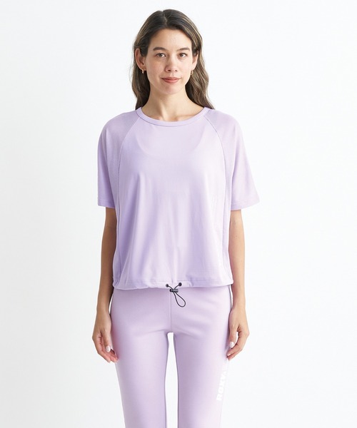 ROXY(ロキシー)の「BRB MESH S/S TEE/ロキシー半袖Tシャツブラトップセット(Tシャツ/カットソー・レディース・ホワイト/ブラック/パープル・MEDIUM/LARGE/SMALL)」の20枚目の写真