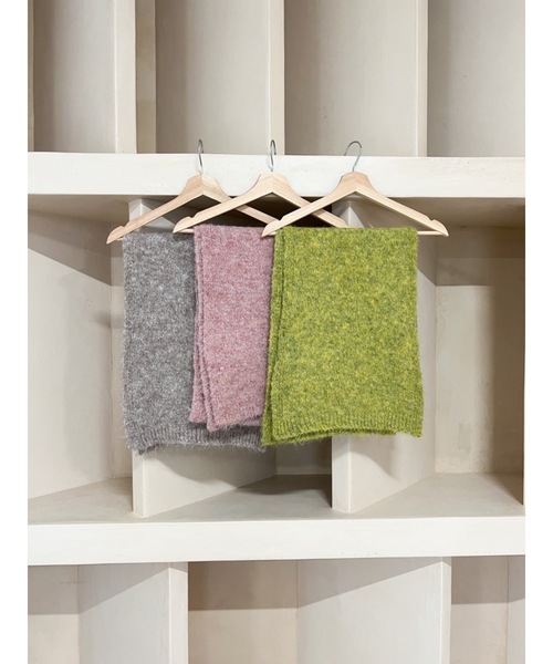JUMELLE(ジュメロ)の「【セットアイテム】muffler set knit(ニット/セーター・レディース・モカ/グリーン/ピンク・FREE)」の17枚目の写真