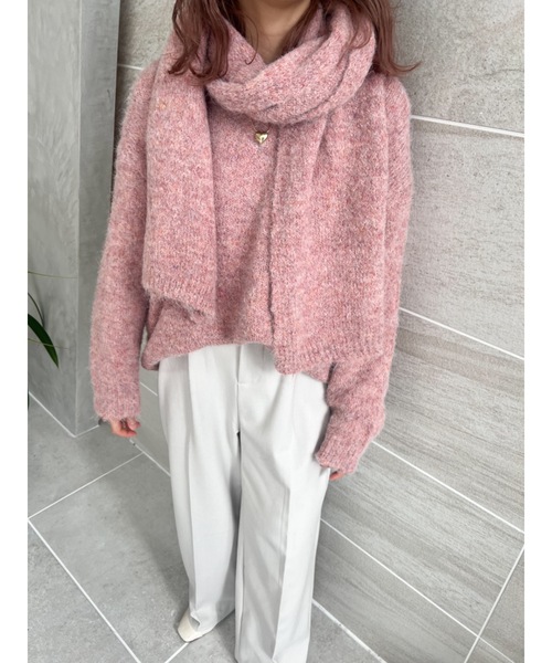 【セットアイテム】muffler set knit（ニット/セーター）｜jumelle（ジュメロ）