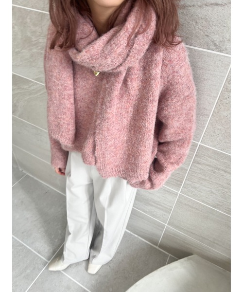 【セットアイテム】muffler set knit（ニット/セーター）｜jumelle（ジュメロ）