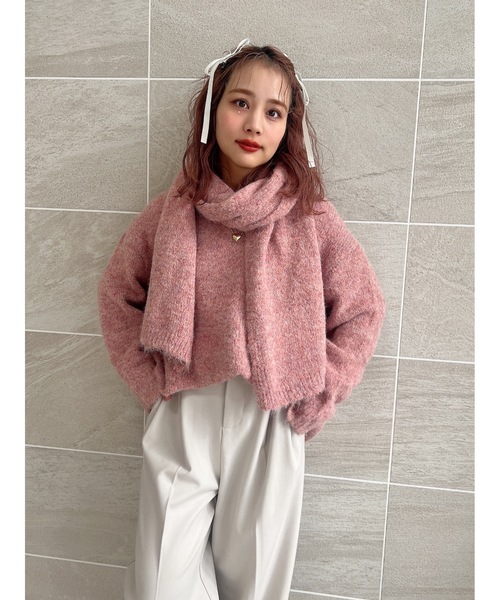 【セットアイテム】muffler set knit（ニット/セーター）｜jumelle（ジュメロ）