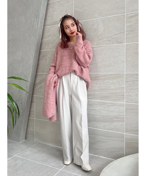 JUMELLE(ジュメロ)の「【セットアイテム】muffler set knit(ニット/セーター・レディース・モカ/グリーン/ピンク・FREE)」の20枚目の写真