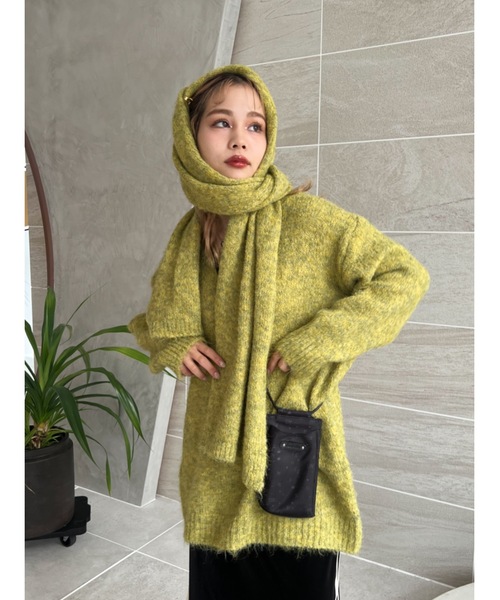 【セットアイテム】muffler set knit（ニット/セーター）｜jumelle（ジュメロ）
