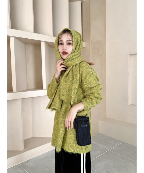 【セットアイテム】muffler set knit（ニット/セーター）｜jumelle（ジュメロ）