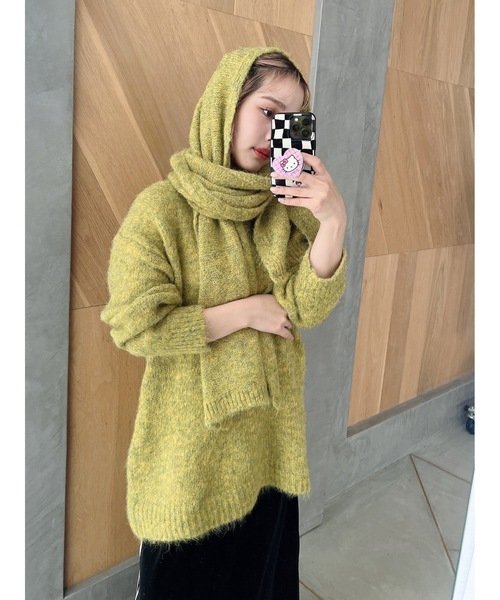 【セットアイテム】muffler set knit（ニット/セーター）｜jumelle（ジュメロ）