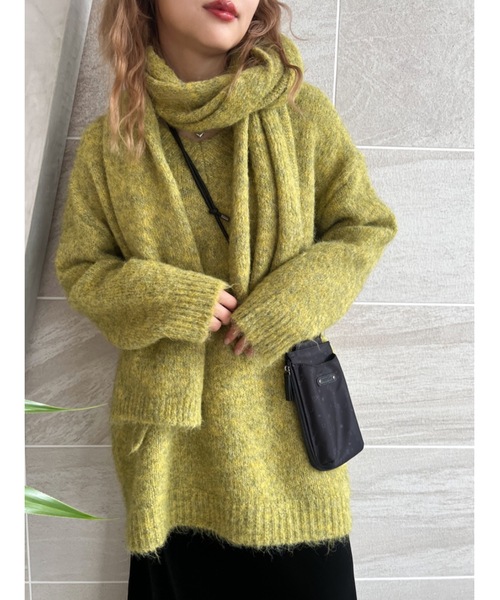 【セットアイテム】muffler set knit（ニット/セーター）｜jumelle（ジュメロ）