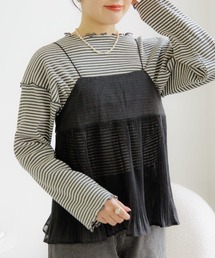 flower | バレエプリーツビスチェ(キャミソール)