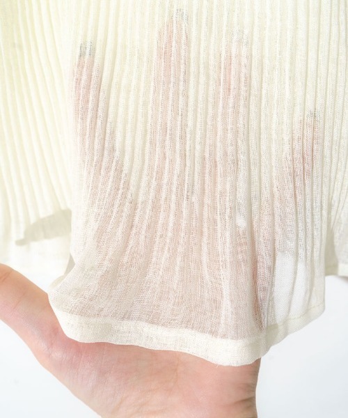 flower（フラワー）の「バレエプリーツビスチェ（キャミソール・レディース・アイボリー/ブラック・FREE）」の8枚目の写真