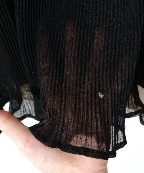 flower（フラワー）の「バレエプリーツビスチェ（キャミソール・レディース・アイボリー/ブラック・FREE）」の11枚目の写真