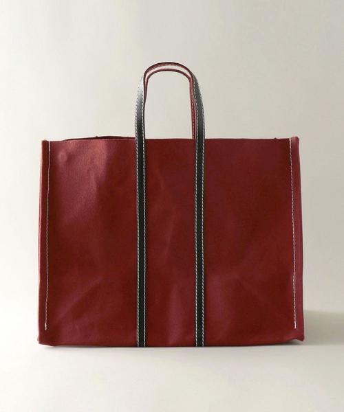 TEMBEA（テンベア）の「＜TEMBEA（テンベア）＞ PLAY トートバッグ M†（トートバッグ・レディース・Black/Off White/ワインレッド・ﾌﾘ-）」の17枚目の写真