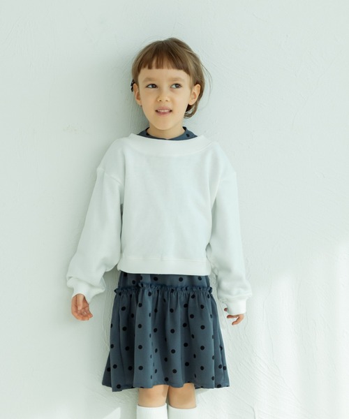 pairmanon（ペアマノン）の「裏毛 前後2WAY ショート丈カーディガン（カーディガン/ボレロ・キッズ・ブラック/グレー/ホワイト・110/130/120/150/100/90/140）」の9枚目の写真